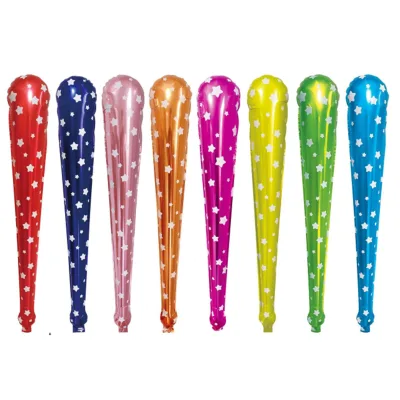 Wholesale Custom High Quality Inflatable Clap Hand Stick Balloon Clappers Star Pattern Cheering Sticks