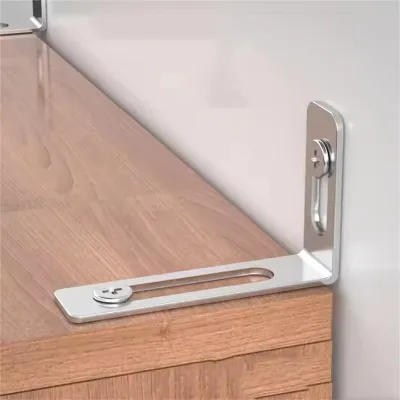 Furniture Fixer Anti-Fall 90-Degree Laminar Plate Holder Right Angle Weight-Weighted Hanging TV Cabinet Bookcase Baby Proofing