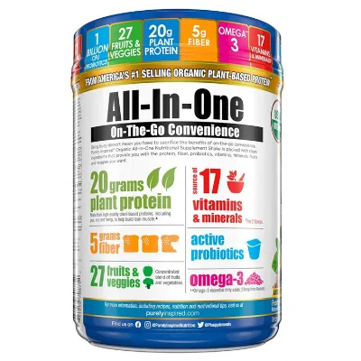 Supplement Fitness Plant Soy Based Rice Pumpkin Seed Vegan Pea Shake Protein Powder