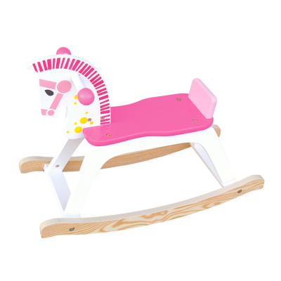 2025 Children Wooden Rocking Horse for Sale, Kids Wooden Rocking Horse Toys,Wooden Riding Horse