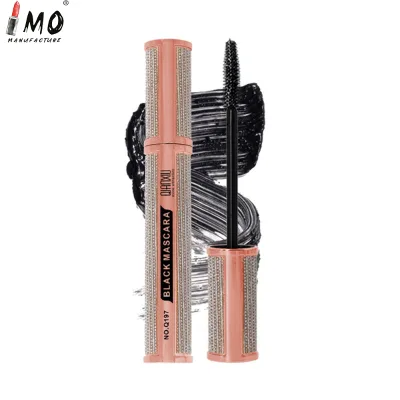 Waterproof Curling Fiber Mascara-Long-Lasting Vegan Black Liquid Eyelash Makeup