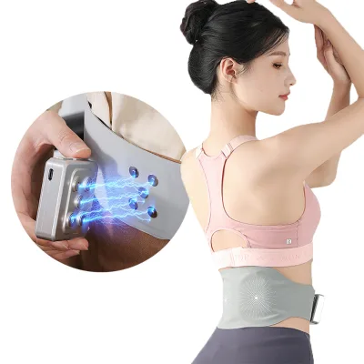 Wireless EMS Pulse Waist Massager Belt Electric Heating Abdominal Slimming Lower Back Massager