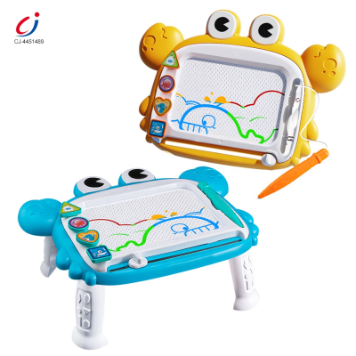Chengji Cute Drawing Pad Cartoon Crab Erasable Art Painting Writing Colorful Toddlers Toys Drawing Board