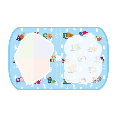 Handheld Doodle Drawing Pad Kids Creativity Cultivation Nagic Draw Toy Cartoon Alphabets Style Water Canvas Painting With Pen