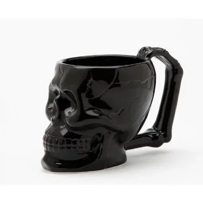 Popular Halloween Skull Mug Shape Wholesale Skull Coffee Cup Halloween Cups
