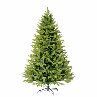 Factory Direct Premium PE Two Color Artificial Christmas Tree 1.5M 1.8M 2.1M Heavy Duty Dense Branch Christmas Decorations