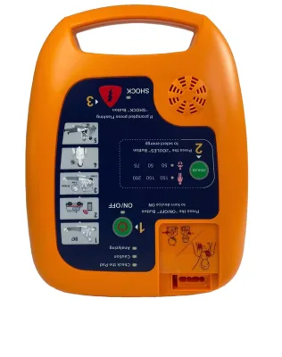 Hospital Portable ABS Material Semi-Automated External Defibrillator ECG Display Selectable Energy Ranges First Aid