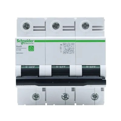 Schneider R9 Miniature Circuit Breaker Household Air Switch R9 C120H High Rated Current Overvoltage Short-Circuit Overload