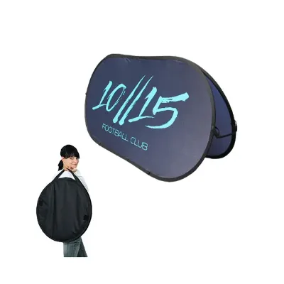 Wholesale Customized a Frame Golf Promotional Banners Horizontal Pop-up Display Stand for Flag & Banner Advertising