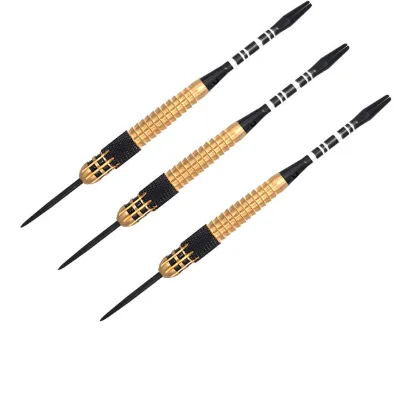 Factory Wholesale Polished Brass Darts Set Rust Resistant Metal Barrel Complete Shaft Flights Holiday Gift Dart Game Set