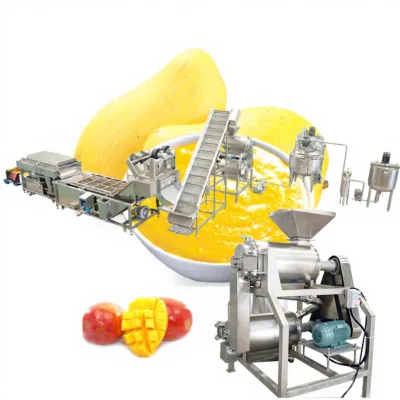 High Efficiency Commercial Mango Juice Making Machine Mango Juicer Production Line Machine