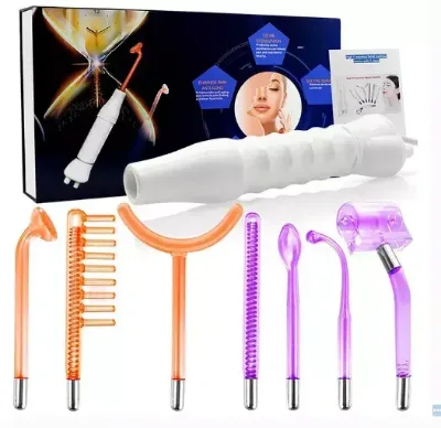 Newest Portable Handheld Electrotherapy Skin Care Galvanic Wand High Frequency Facial Machine