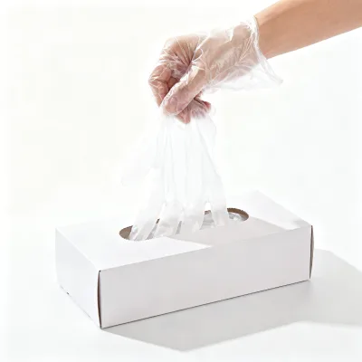 Food Grade Disposable TPE Gloves Powder Free Latex Free Waterproof Elastic for Kitchen Catering