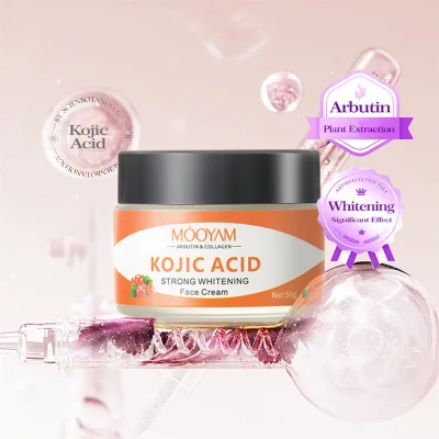 Private Label Skin Care Face Cream Kojic Acid Collagen Face Whitening Cream Skin Lightening Cream for Black Skin