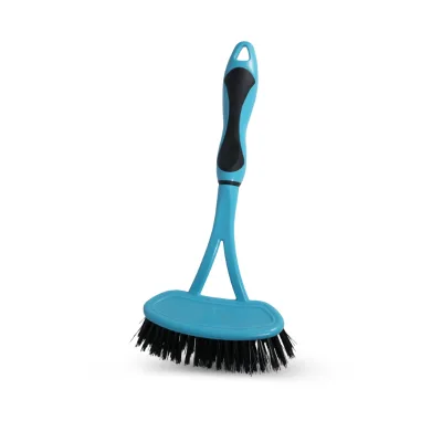 Ergonomic Handle BPA-Free Plastic Kitchen Scrub Brush Multi-Purpose Non-Scratch Eco-Friendly Durable Dish Washing Cleaning Tool