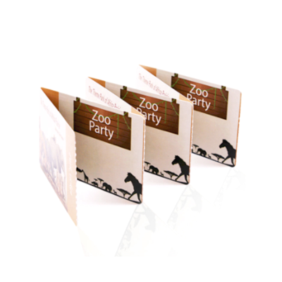 Custom Printed for Mifare S50 S70 EV1 1K RFID Concert Ticket Card 13.56MHz Frequency Coated Paper Material