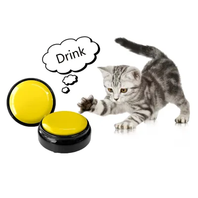 89mm Recording Sound Button Custom Voice Recorder, Talking Button with Playback for Pets, Learning, and Gifts
