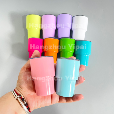 USA warehouse 2oz Stainless Steel tumbler shot glass blank sublimation 2oz tumblers shot glass for White Sublimation Transfer