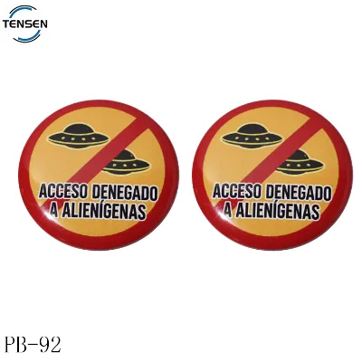 Eco-friendly Clothing Metal Badge Manufacturer Custom Printed Logo Pin Tags Alloy Metal Name Button Pins for Promotional Gifts