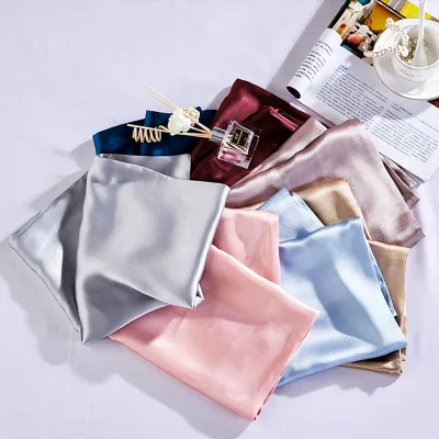 22mm Queen Size 51x76 cm 100% Mulberry Silk Pillowcase Double-side