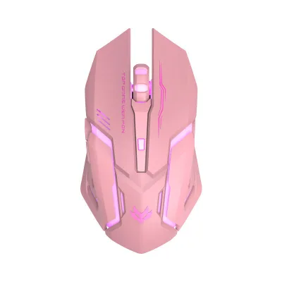 Silent Cute Bluetooth Wireless Mouse Right Hand Wireless Charging Mechanical Gaming Mouse  for Student & Office