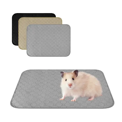Famicheer BSCI Small Animal Anti slip Pads Washable Hamster Cage Bedding Rabbit Puppy Rat Cage Bedding Guinea Pig Cage Liners