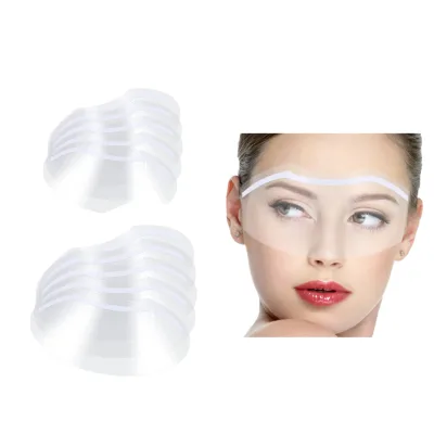 10 Pack/Bag Disposable Rubber Eye Protector After Cataract Surgery Clear for Eyebrow Microblading and Permanent Makeup