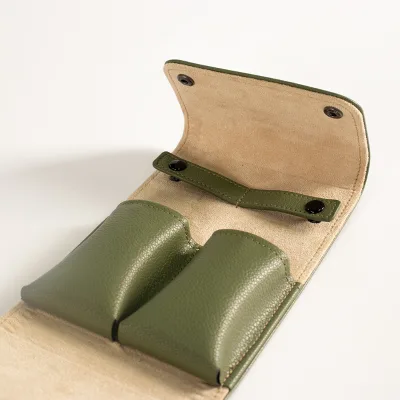 New Arrival PU Leather Zippered Watch Storage Case Holder Protector Soft Lining Microfiber Leather Men Watch Carrying Case Pouch