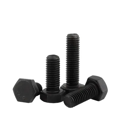 Heavy ASTM A325m Grade 8.8 10.9 Class 12.9 Black Galvanized Steel Din931 UNC 5/16 M8 M10 M12 M14 M16-M36 Din933 Hex Bolts