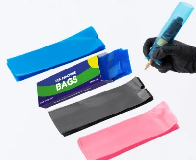 200pcs Disposable Cartridge Tattoo Machine Covers Filter Pen Type Bag Pen Type Covers Bag Tattoo Grip Sleeve