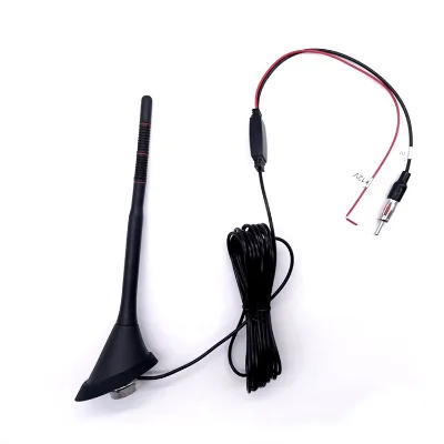 AM 520~1710KHz FM 87.5~108MHz Car Spare Parts 50CM Antenna for Pickup AM/FM Radio Signals Radio Reception Enhancement Antenna