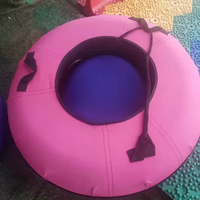 Winter Outdoor Sledding Sports Fun with Strap Snow Tube Convenient Bag Included