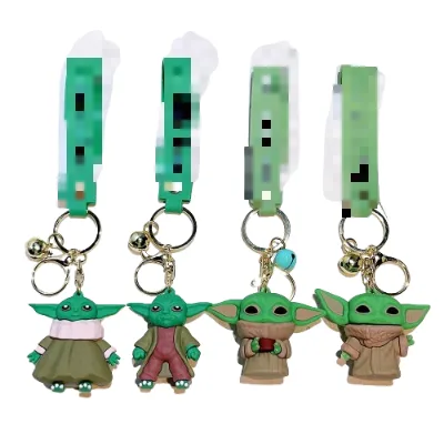 2024 Newest Promotion 3d Pvc Cartoon Anime Key Chain Creative Schoolbag Pendant Students Black Knight Star Keychain Toys