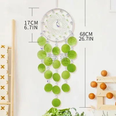 Hot Selling Nordic Shell Wind Chime Modern Crystal Stone Craft for Bedroom Decoration Cross-Border New Product for Hanging