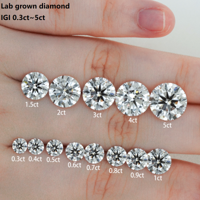 IGI GIA GIL Certificate Wholesale Rectangular Right Angle Lab Created Diamond HPHT CVD Lab Grown Diamond