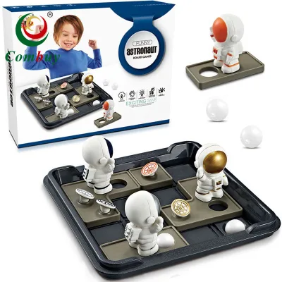 Space Astronaut Checkerboard Education Kids Toy Chess Game Board