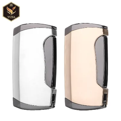 custom jet double flame cigar lighter with cutter xikar magnet