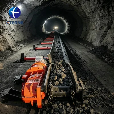 Wear Resistant High Capacity Side Double-Stranded Gear Motor Scraper Conveyor System Mining Equipment Chain for Bulk Solids