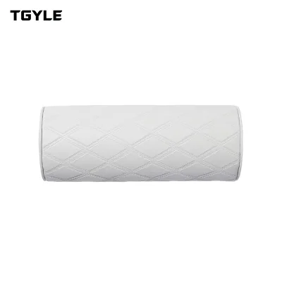 Multifunctional Brown Leather Luxury Car Headrest Pillow Memory Foam Neck Cushion Ventilation Waterproof Solid Color Huihou