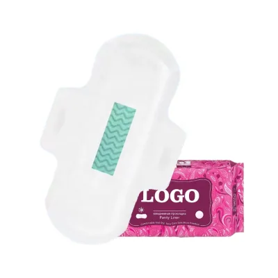 Eco-Friendly Breathable Cotton Herbal Anion Chip Sanitary Napkin Day Use Manufacturer's Sanitary Pad