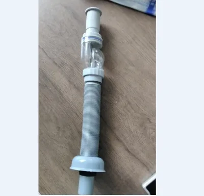 Kitchen Sink Drain Quick-connect Anti-odor Drain Horizontal or Vertical Installation Option with 90° Rotation Sink Drainage Pipe