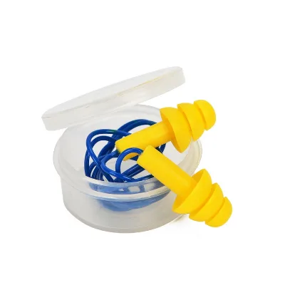 Hearing protection Shooting Reusable Christmas-tree Shaped with PVC Cord in pp Box