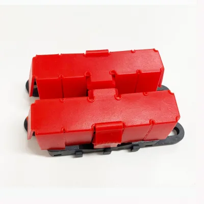 1P 2P 3P 4P 5P 6P Red Cover Shell Black Base M8 Stud Flex Flexible Cover Shell Fuse Holder Box Block for 298 MEGA ANM Fuse