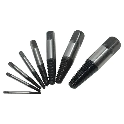 Factory-direct Sales Screw Extractor Drill-bit Set Single-head Hex Shank Double-head Pipe Extractors for Removing Broken Wire