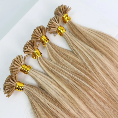 Calyia Hair for Ombre Blond Color 1g Strand Original Human Keratin Hair Extension Straight I Tip Natural Raw Hair High Quality