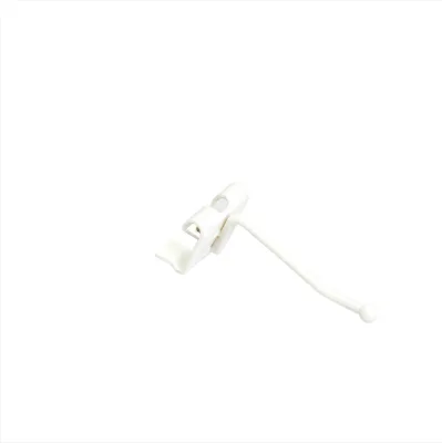 Supermarket Display Shop Products Ivory Display Metal Hook Hard Plastic Hanging Board Hook