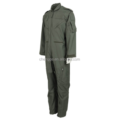 Green Overalls Mens OEM Pilot Uniform