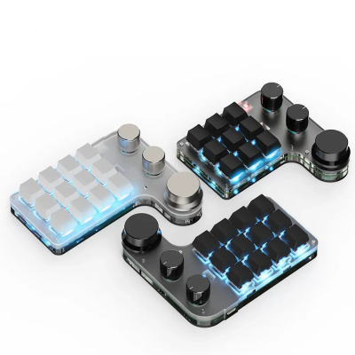 Hot Mini Button Gaming Keypad Mechanical Hotswap Keyboard Programming 3 Keys Keyboard with RGB