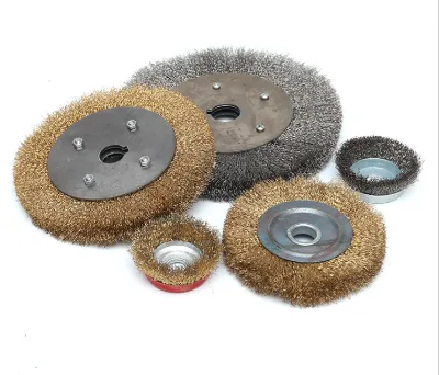 Brass/Other Carbon Steel Bristle Polishing Brush Disc Wheel for Angle Grinder Metal Rust Paint Removal Derusting OEM