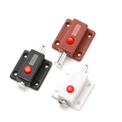 High Quality ABS Cabinet Door Push to Open System Cabinet Door Magnetic Push Open Spring Bolt Latch